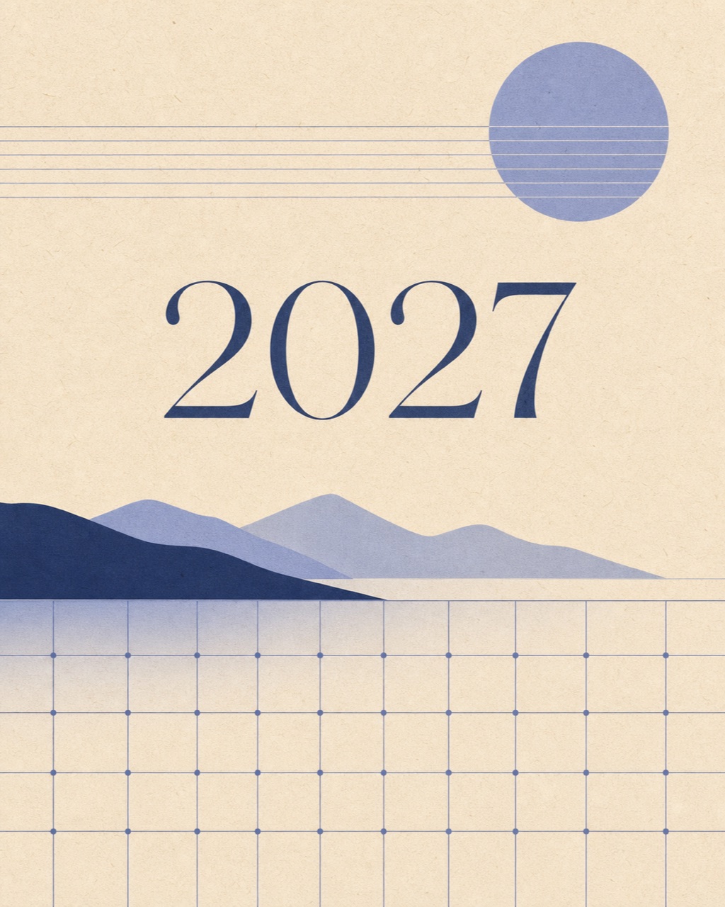 2027 Full-Year Dated Planner cover