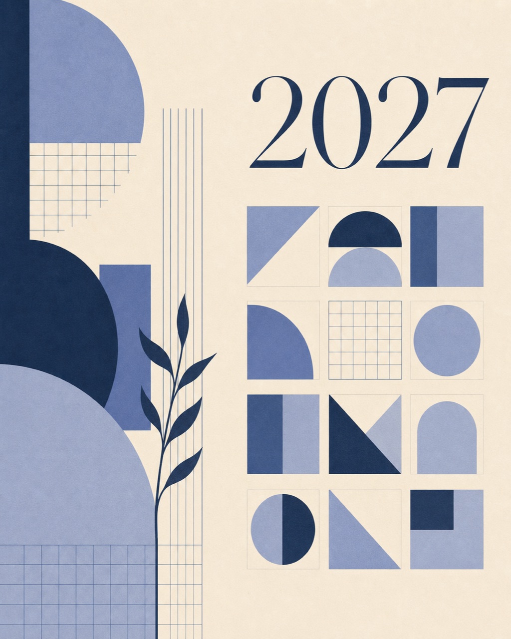 2027 Monthly Calendar Set cover