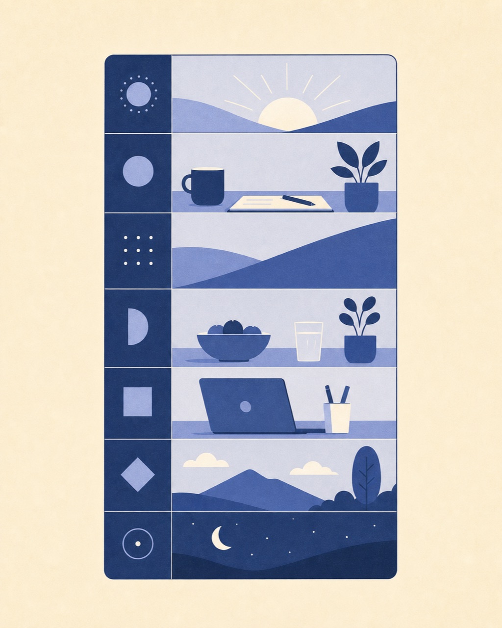 Undated Daily Planner Set cover